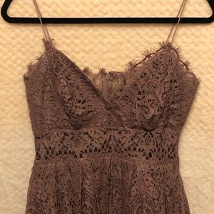 ASOS midi lace dress